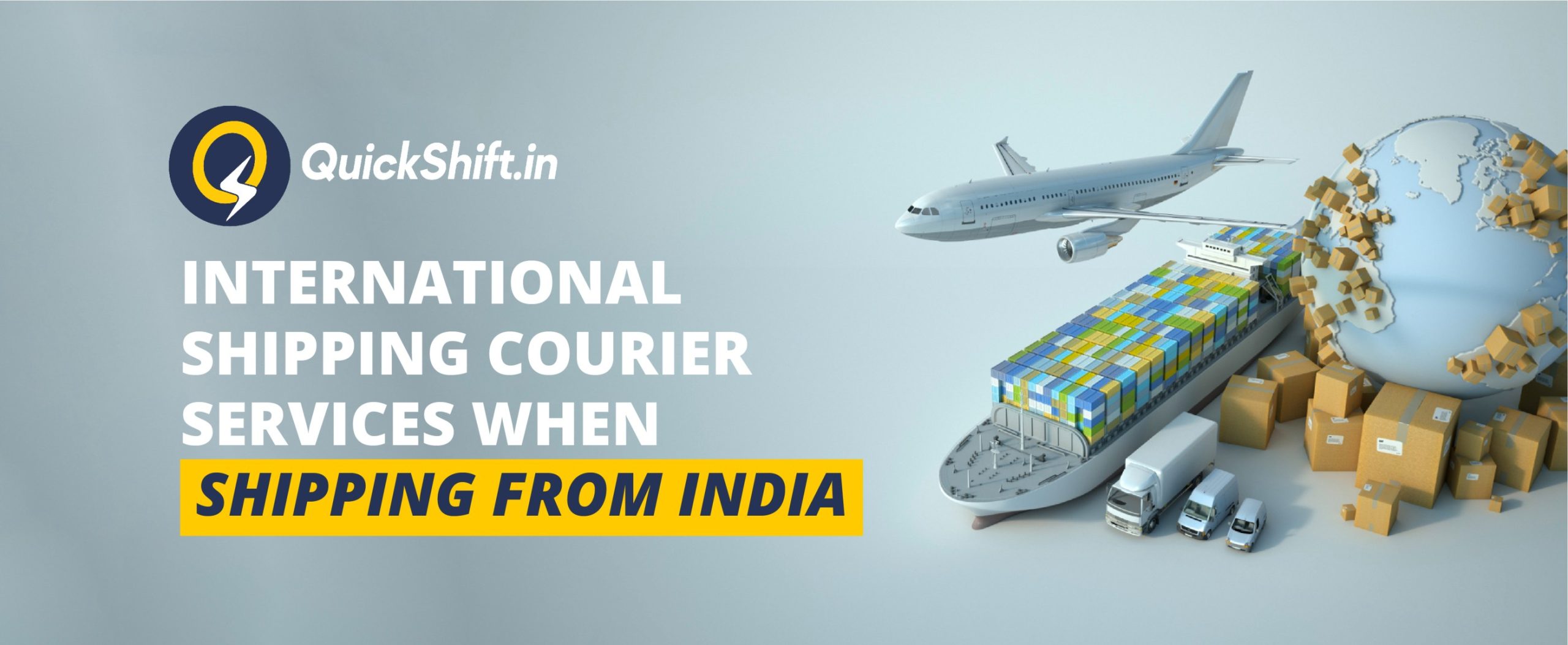 International shipping Courier Services from India