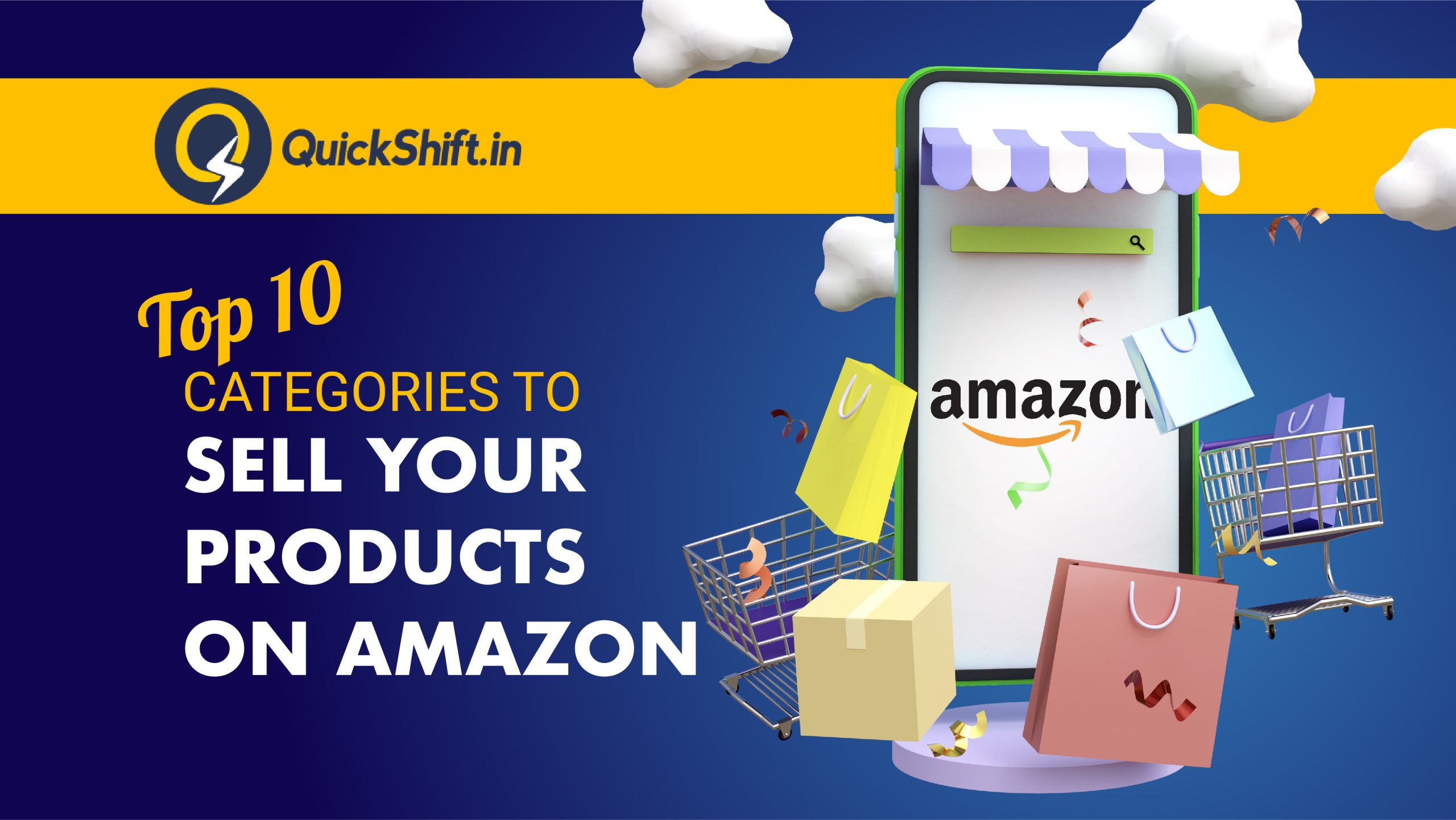 Top 10 Products Category to sell your products on Amazon